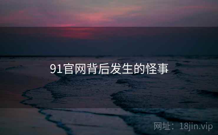 91官网背后发生的怪事