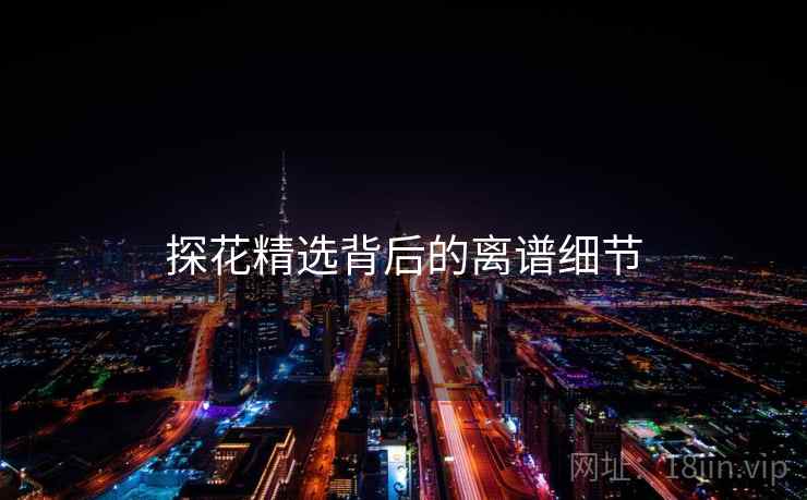 探花精选背后的离谱细节