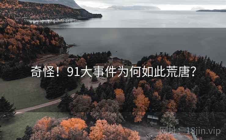 奇怪！91大事件为何如此荒唐？
